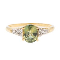 Bague Or jaune Zircon - Castafiore