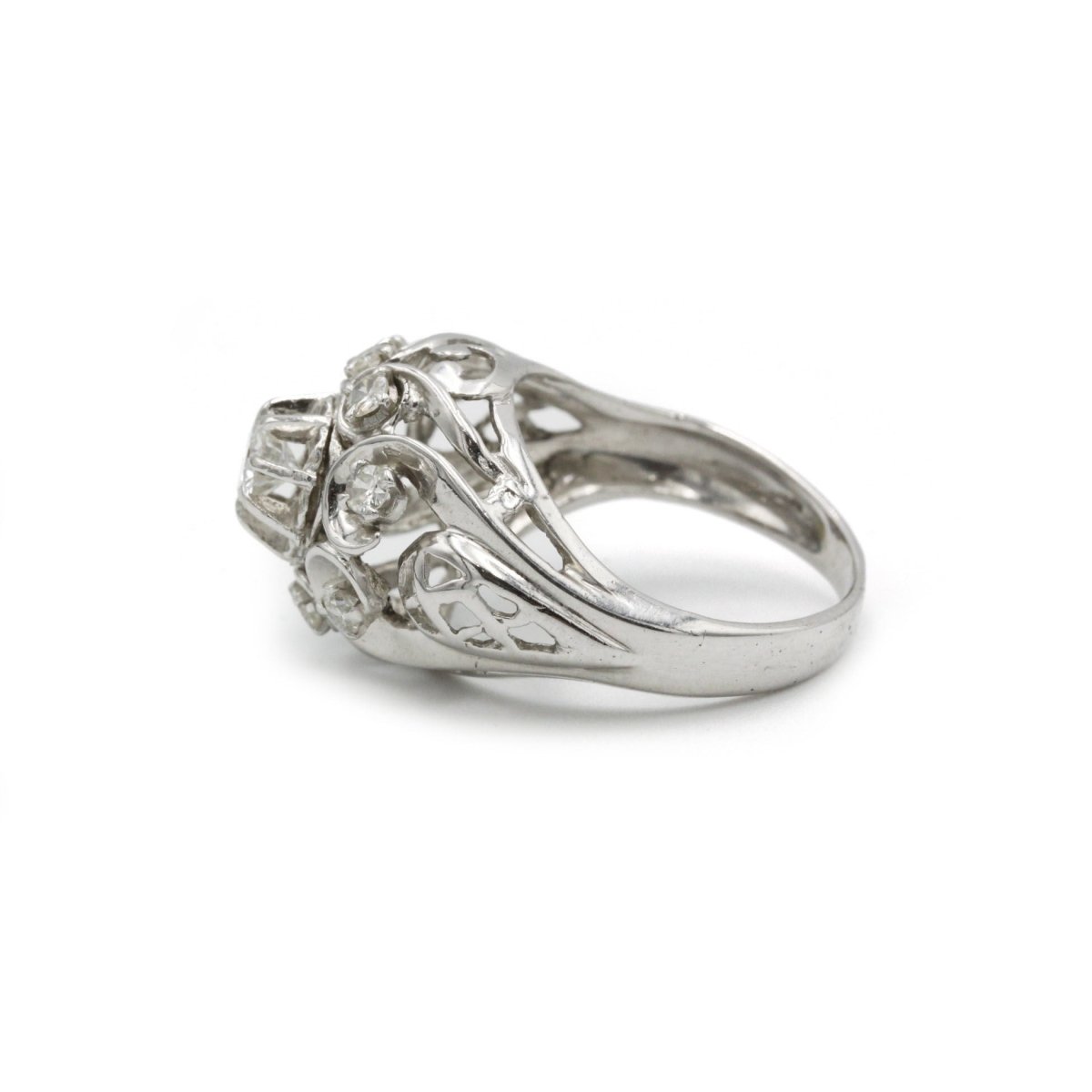 Bague - Or, Platine & Diamants - Castafiore