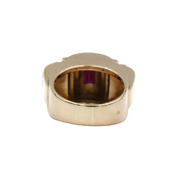 Bague - Or, Platine, Diamants & Rubis - Castafiore