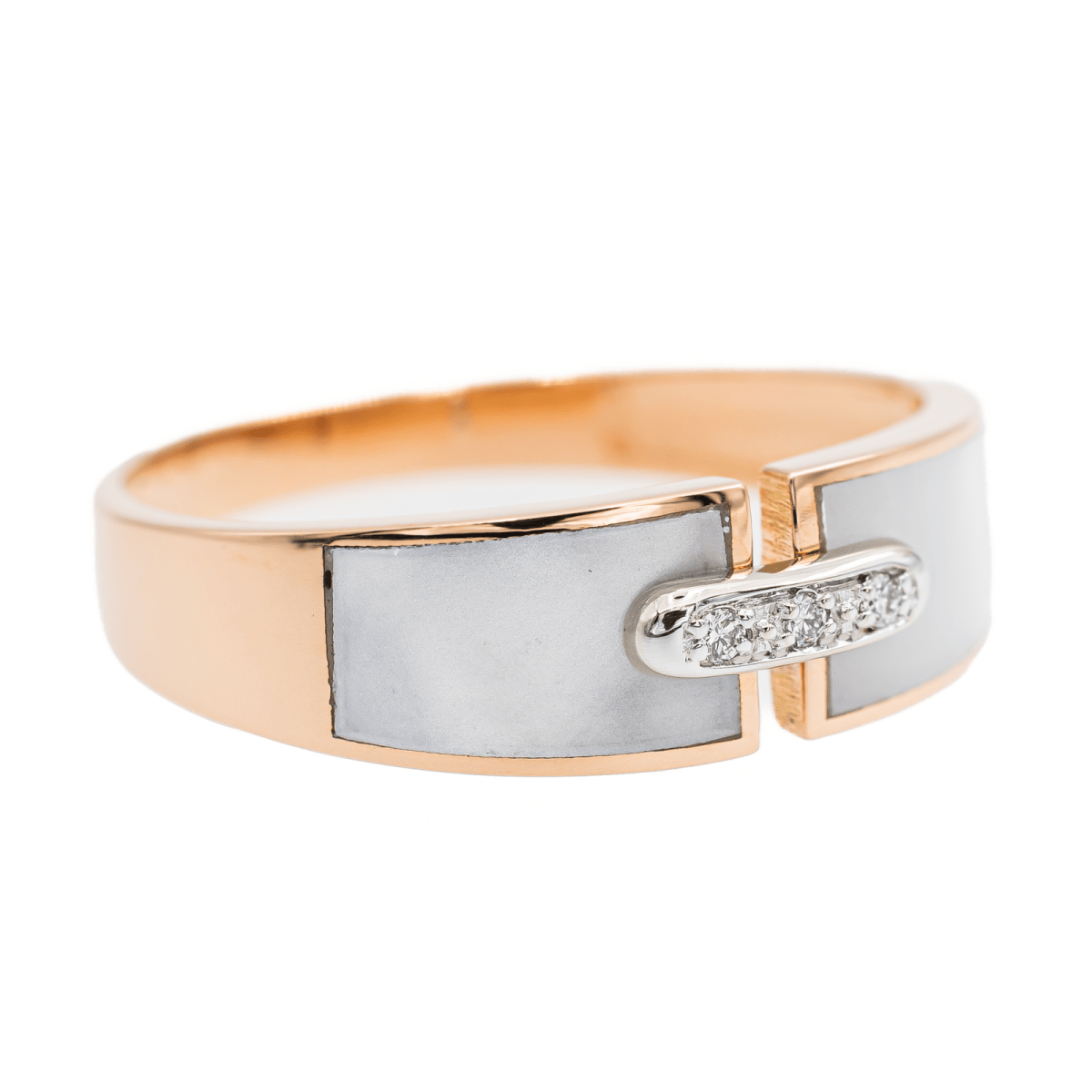 Bague Or rose Diamant - Castafiore