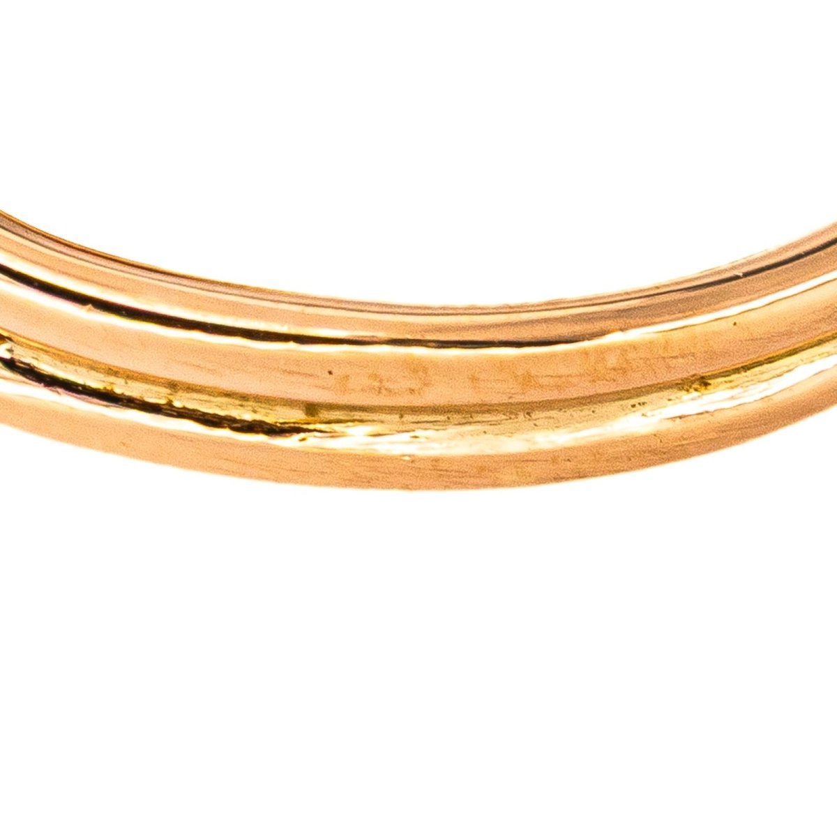 Bague Or rose Grenat - Castafiore