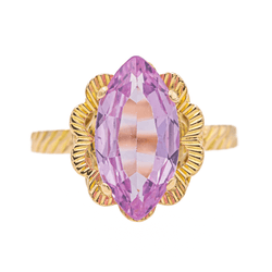 Bague Or rose Kunzite - Castafiore