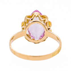 Bague Or rose Kunzite - Castafiore