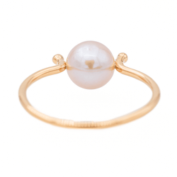 Bague Or rose Perle - Castafiore