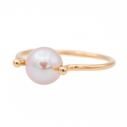 Bague Or rose Perle - Castafiore