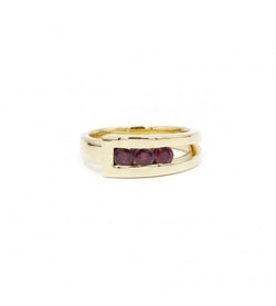 Bague - Or & Rubis - Castafiore