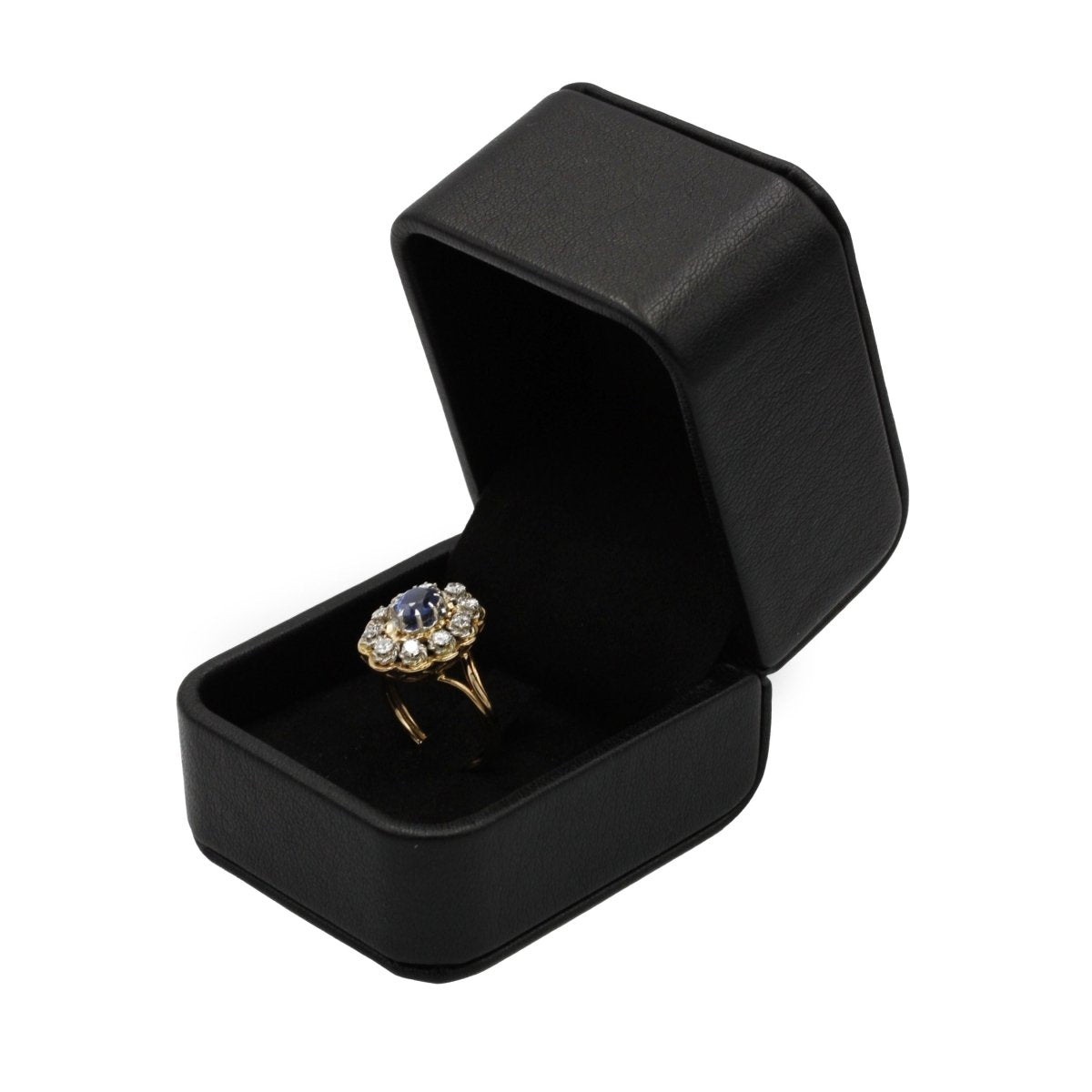 Bague - Or, saphir et diamants - Castafiore