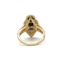 Bague - Or, Saphirs & Diamants - Castafiore
