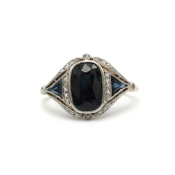 Bague - Or, saphirs et diamants - Castafiore