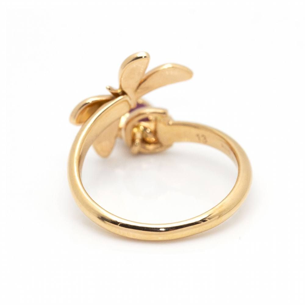 Bague papillon GUCCI en or et émail - Castafiore