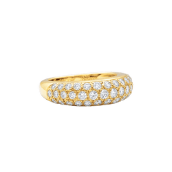 Bague Pavée CARTIER "Mimi" en or jaune et diamants - Castafiore