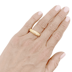 Bague Pavée CARTIER "Mimi" en or jaune et diamants - Castafiore
