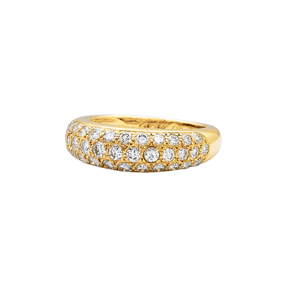 Bague Pavée CARTIER "Mimi" en or jaune et diamants - Castafiore