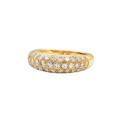 Bague Pavée CARTIER "Mimi" en or jaune et diamants - Castafiore