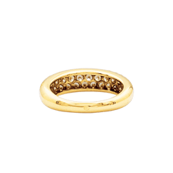 Bague Pavée CARTIER "Mimi" en or jaune et diamants - Castafiore