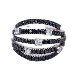Bague Pavée DAMIANI en or blanc et diamants - Castafiore