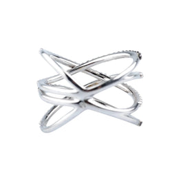 Bague Pavée en or blanc et diamants - Castafiore
