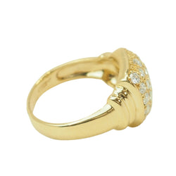 Bague Pavée en or jaune et diamants - Castafiore