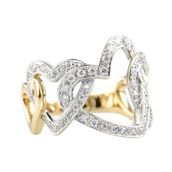 Bague Pavée en or jaune et diamants - Castafiore