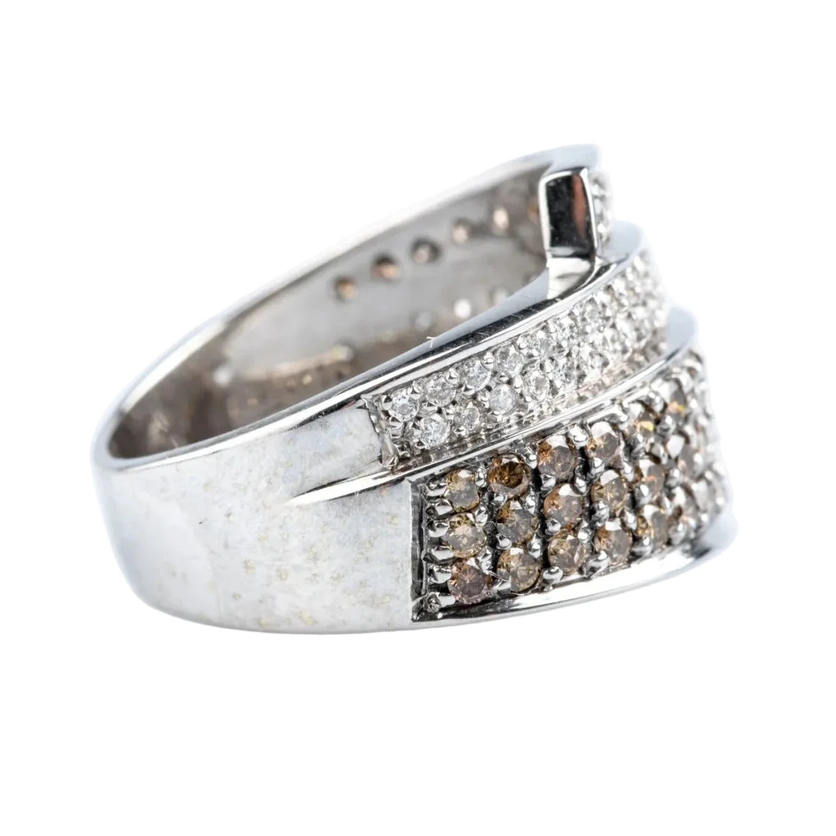 Bague Pavée en or jaune et diamants - Castafiore