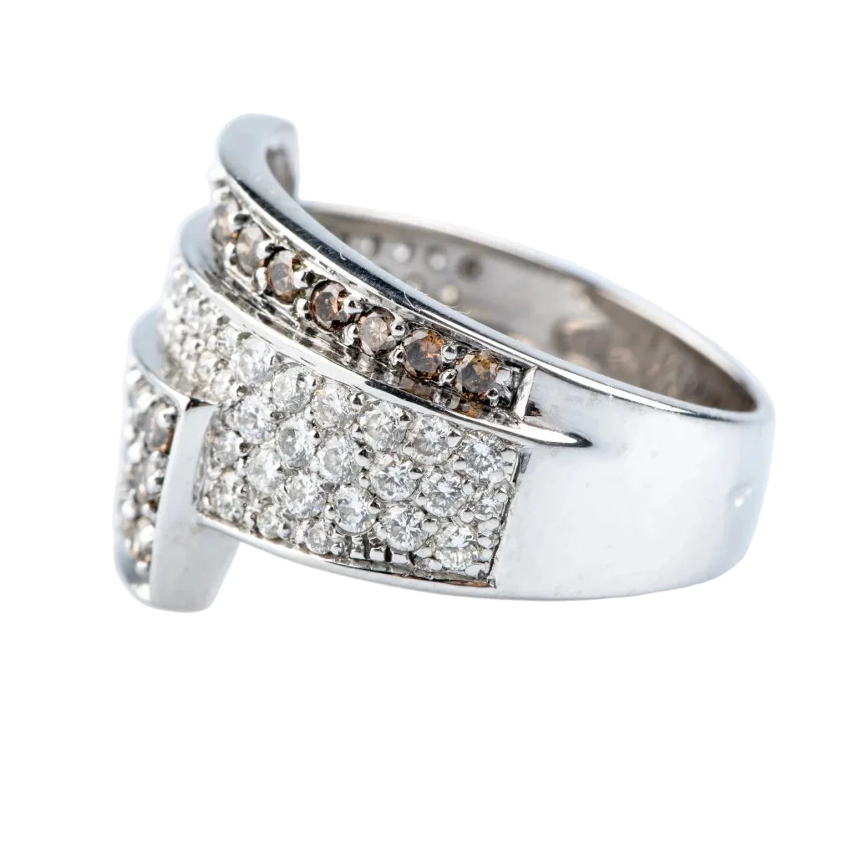 Bague Pavée en or jaune et diamants - Castafiore