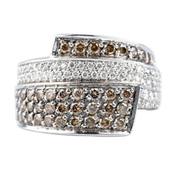 Bague Pavée en or jaune et diamants - Castafiore