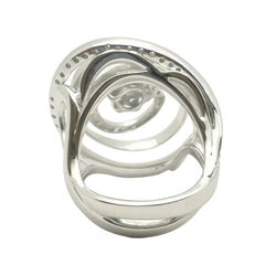 Bague Pavée HUTTON NEW YORK en or blanc et diamants - Castafiore