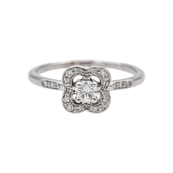 Bague Pavée MAUBOUSSIN "Chance Super One" en or blanc et diamants - Castafiore