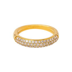 Bague Pavée Or jaune Diamant - Castafiore