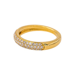 Bague Pavée Or jaune Diamant - Castafiore