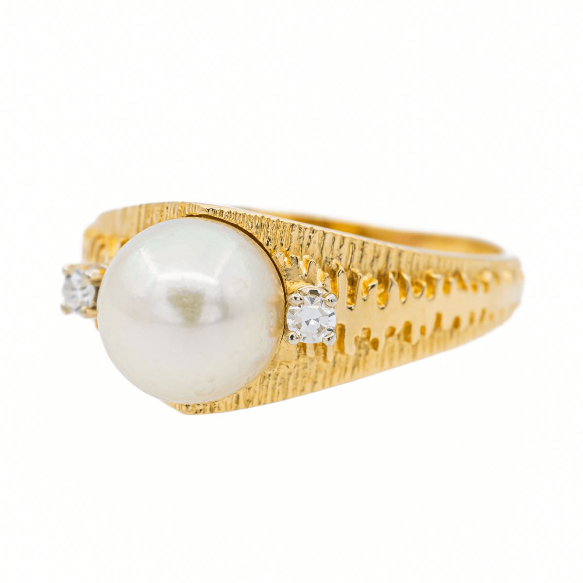 Bague Perle Or jaune Perle - Castafiore