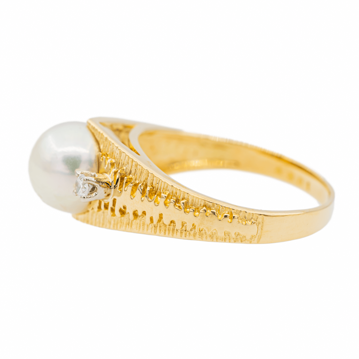Bague Perle Or jaune Perle - Castafiore