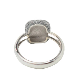 Bague Pesavento satinée en or blanc - Castafiore