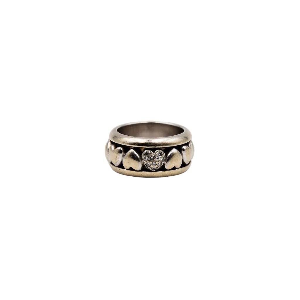 Bague PIAGET Coeur en or blanc et diamant - Castafiore