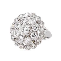 Bague Platine Diamant - Castafiore
