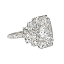 Bague Platine Diamant - Castafiore