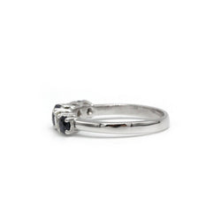 Bague - Platine, Diamants & Saphir - Castafiore