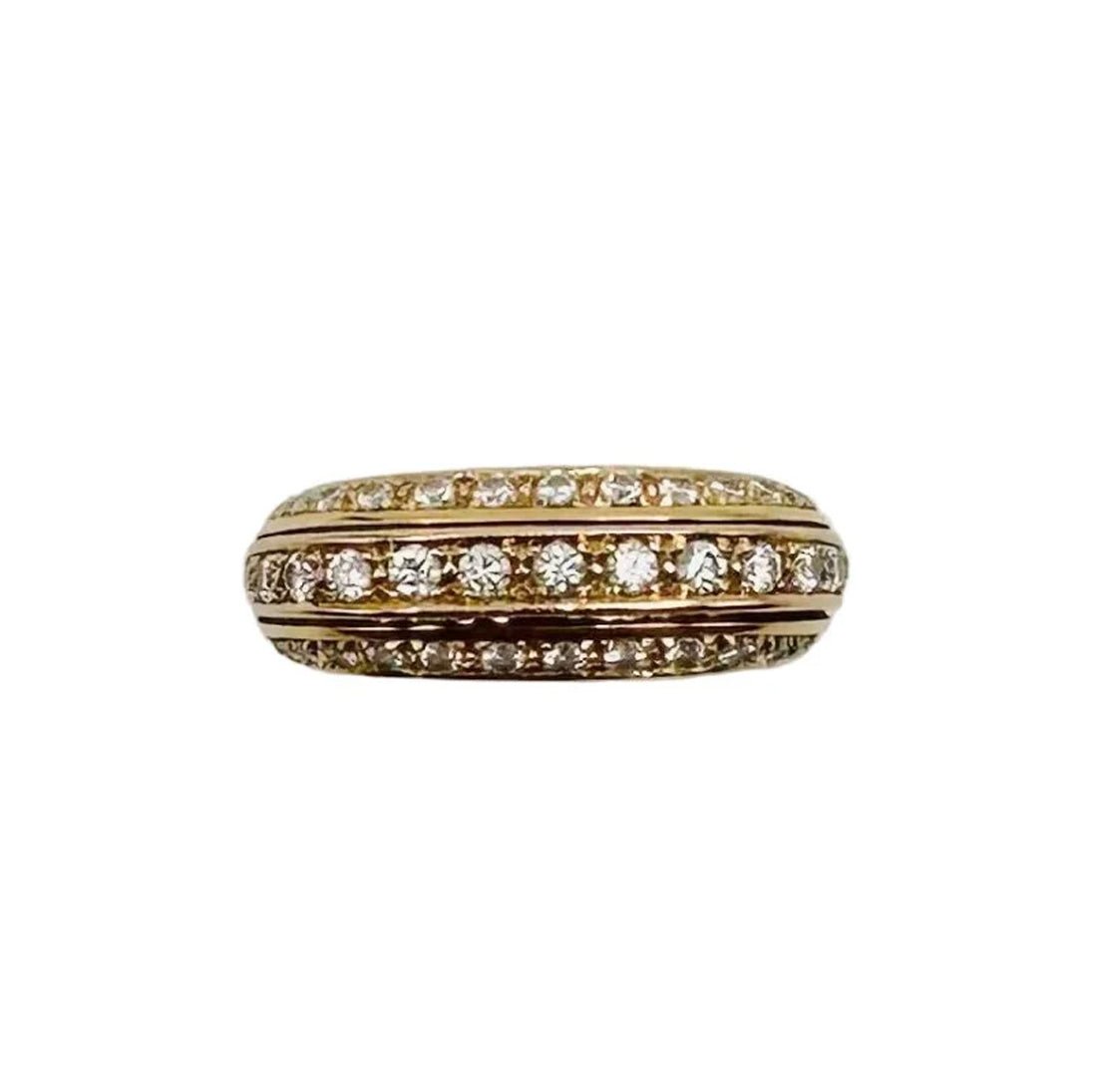 Bague POIRAY "Quadrille" en or rose et diamants - Castafiore