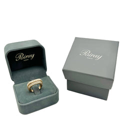 Bague POIRAY "Quadrille" en or rose et diamants - Castafiore
