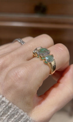 Bague POMELLATO Capri en or jaune et cristal de roche - Castafiore