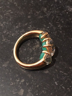 Bague POMELLATO Capri en or jaune et cristal de roche - Castafiore