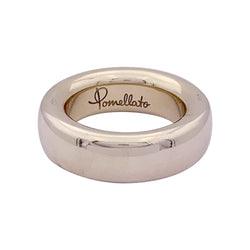 Bague Pomellato, "Iconica Slim", or blanc naturel. - Castafiore