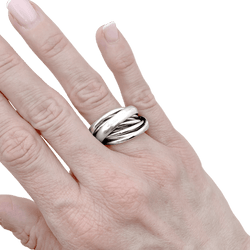Bague POMELLATO "Mille Cercles" en or blanc - Castafiore