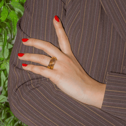 Bague POMELLATO "Milles cercles" en or jaune - Castafiore