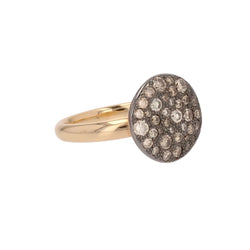 Bague Pavée POMELLATO Sabbia en or rose et diamants