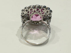 Bague Pompadour Art Déco Diamants - Castafiore