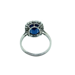 Bague POMPADOUR Art déco en or blanc et diamants - Castafiore