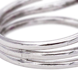 Bague Pompadour Platine Rubis - Castafiore