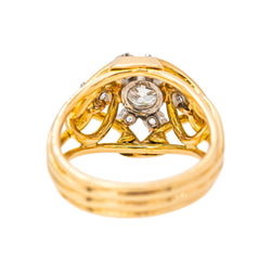 Bague Rétro Or blanc Diamant - Castafiore