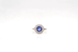 Bague saphir de Ceylan de 1,86 carats - Castafiore